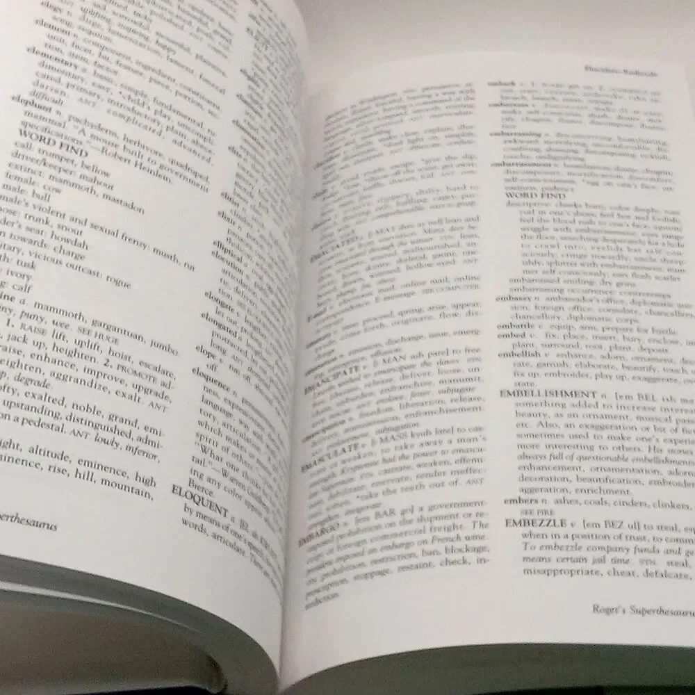 Roget's SUPER THESAURUS 2nd Edition Blue Hardcover 1998 Vocabulary Ref Book